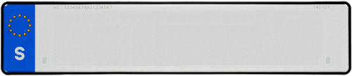 Registreringsskylt